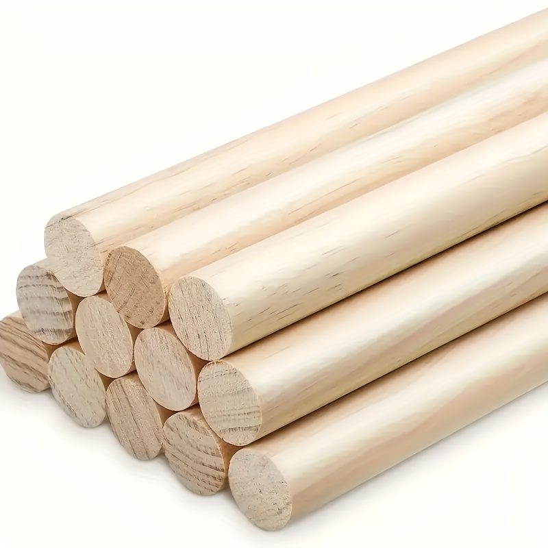 

Natural Ginger Wood Craft Sticks - 50/30/10pcs, Assorted Sizes For Diy Projects, Flags, Weddings, Music, Parties & More