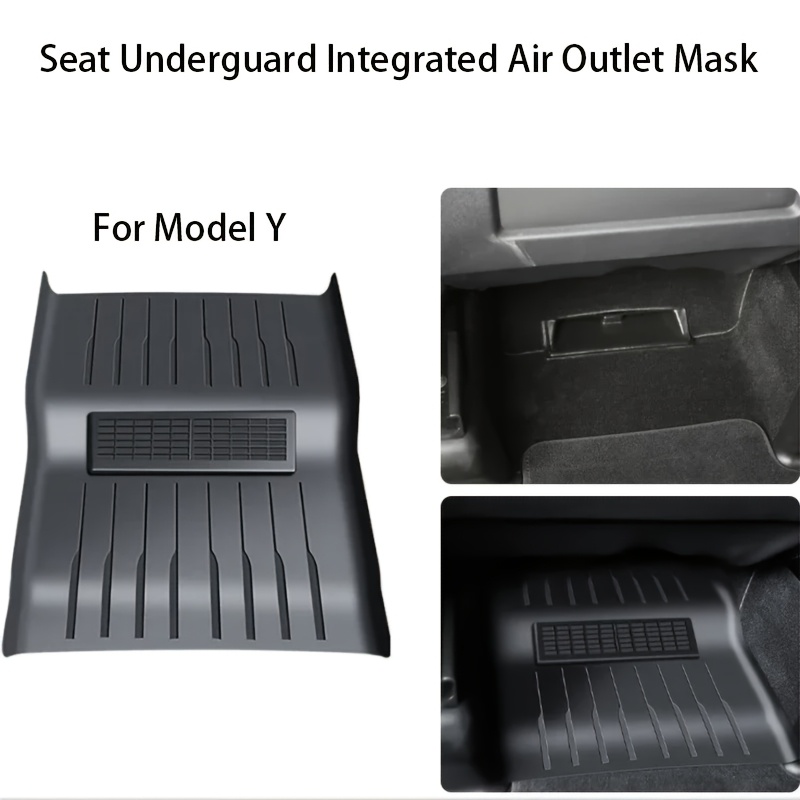 

2pcs For Tesla Model Y For Seat Integrated Air Outlet Mask, Pp Material, Anti-debris Protection,