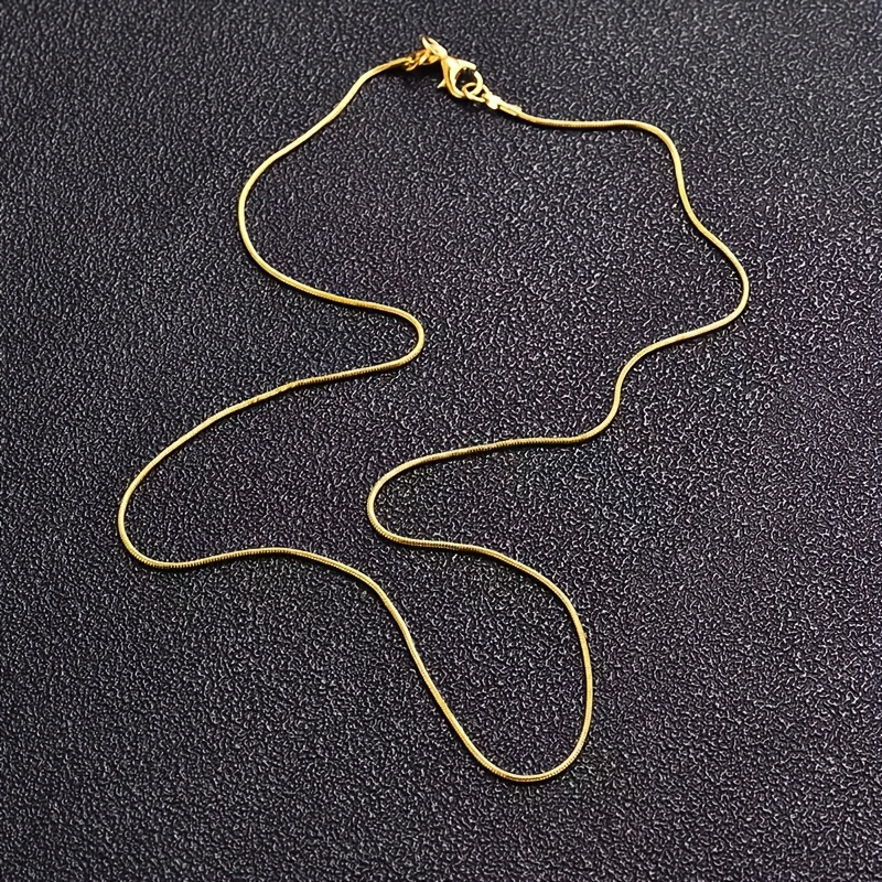 Elegant Ladies, Golden Stainless Steel Casual Fashion Vacation, Versatile Pendant Additions For Daily Wear, Elegant Necklace