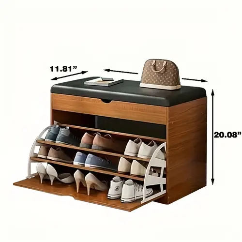shoe rack for entrance shoe cabinet storage with 3 drawers shoe storage organizer closet with bench contains 6 to 8 foldable shoe organizer with sitting stool shoe storage with 3 colors apartments furniture for home