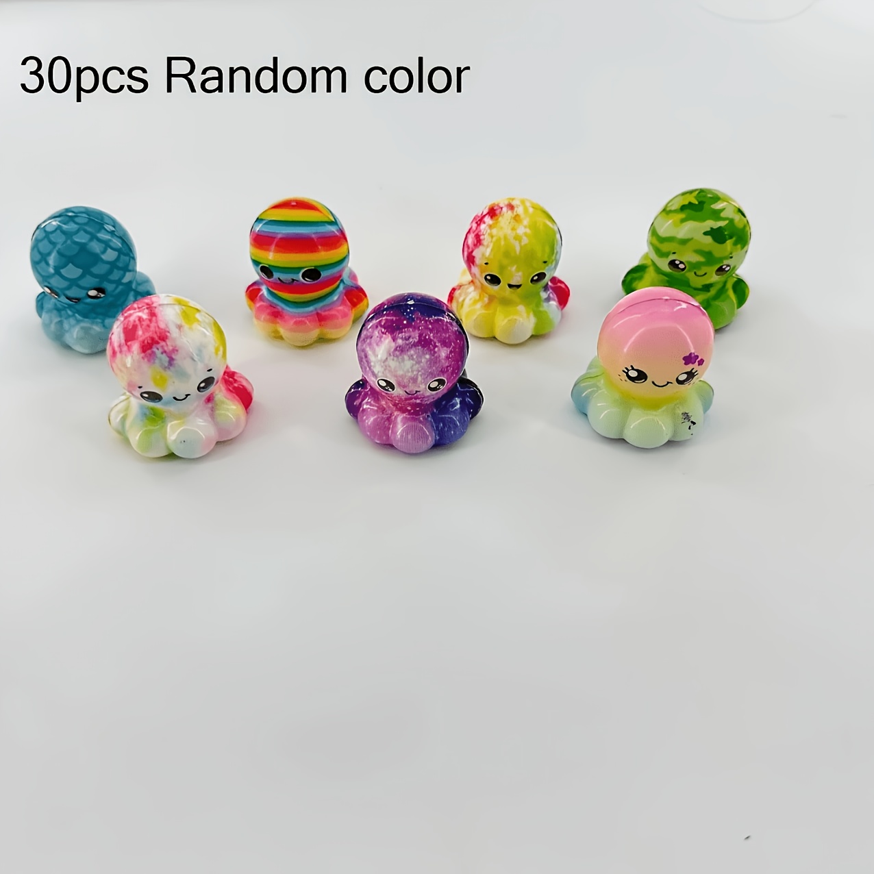 10/20/30pcs Cute Octopus Toys, Soft Slow-rising Fun Fidget Toys, Suitable For Classroom Prizes, Party Favors, Birthday Gifts, Holiday Gifts (random Colors) .random Color