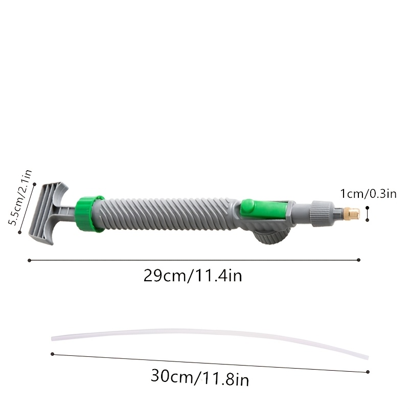 handheld high pressure sprayer with adjustable nozzle manual pump air spray tool for garden top plastic battery free handheld style details 0