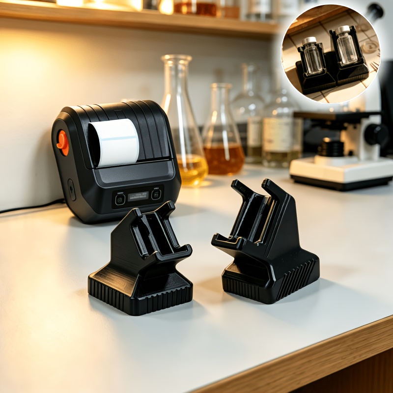 TEMU 1 Set Small Bottle Labeling Tool, Suitable For 3ml (40x20mm Label) And 10ml (50x30mm Label) Sizes. Equipped With A Precision Alignment Guide For
