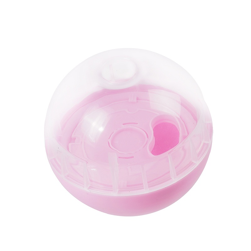 Image of Interactive Dog Treat Dispenser Puzzle Ball - Transparent Rolling Ball Feeder, Boredom Relief And Exercise Mental Stimulation And Dental Health, Leak-proof Design, Without Battery