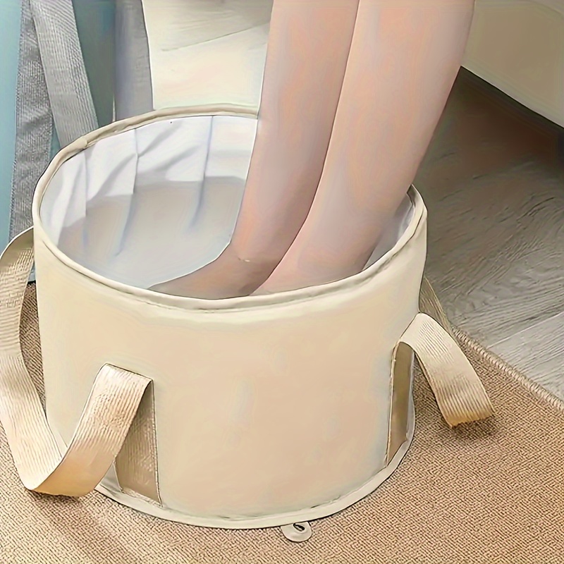 Image of Comfortspa Portable Foot Bath With Advanced Temperature Control & Bubble Massage - Create Your Own Relaxing Home Spa Retreat, Perfect For Personal Use