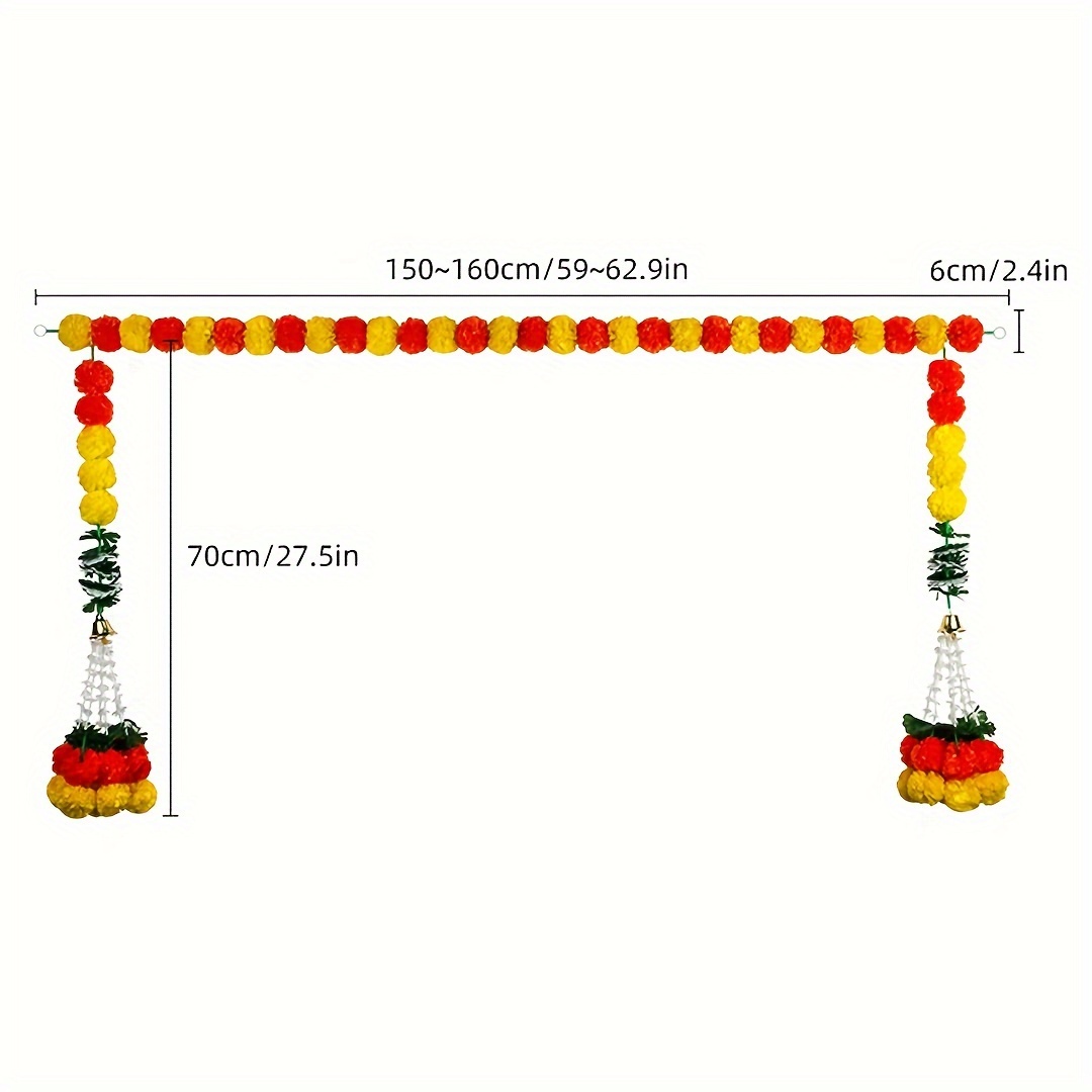 TEMU Artificial Set And – Plastic Hanging Decorations For , Diwali, Day Of The , – Seasonal Accents For , Summer, Fall, – No Electricity Or Battery Needed