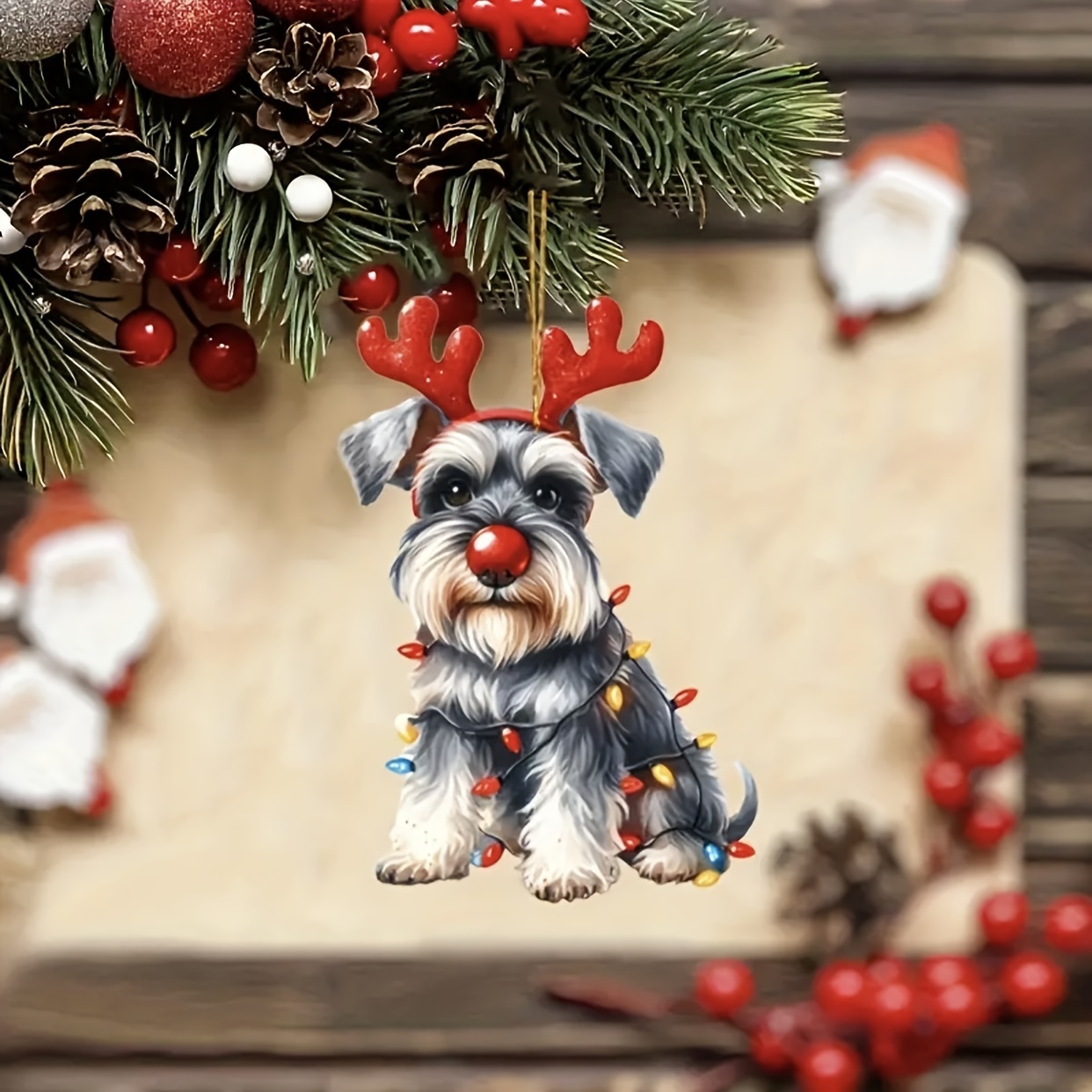 

Dog Christmas Tree - , Featherless, For Decor, Car , Hanging Decor