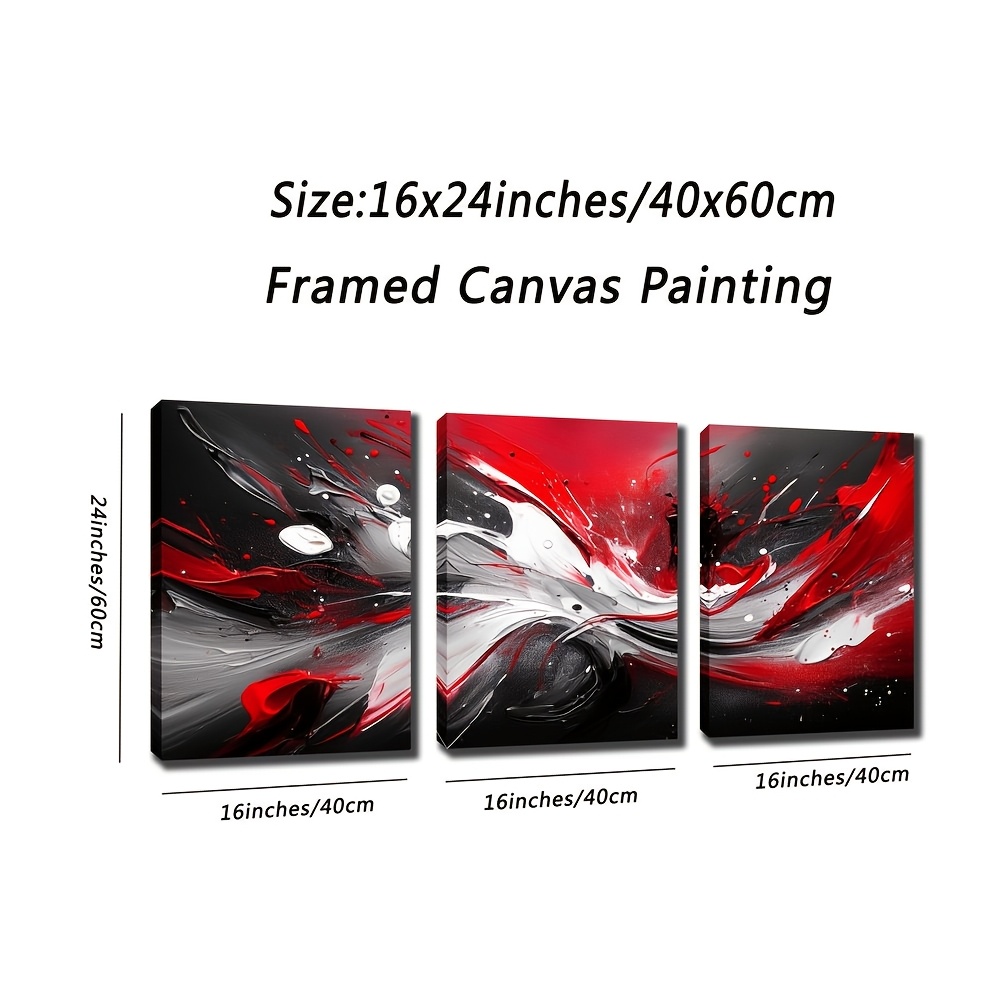 TEMU Series Canvas Decorative Painting Ornamental Abstract Watercolor Style Suitable For Office Bedroom Living Room And Other Decoration 12x16 Inch
