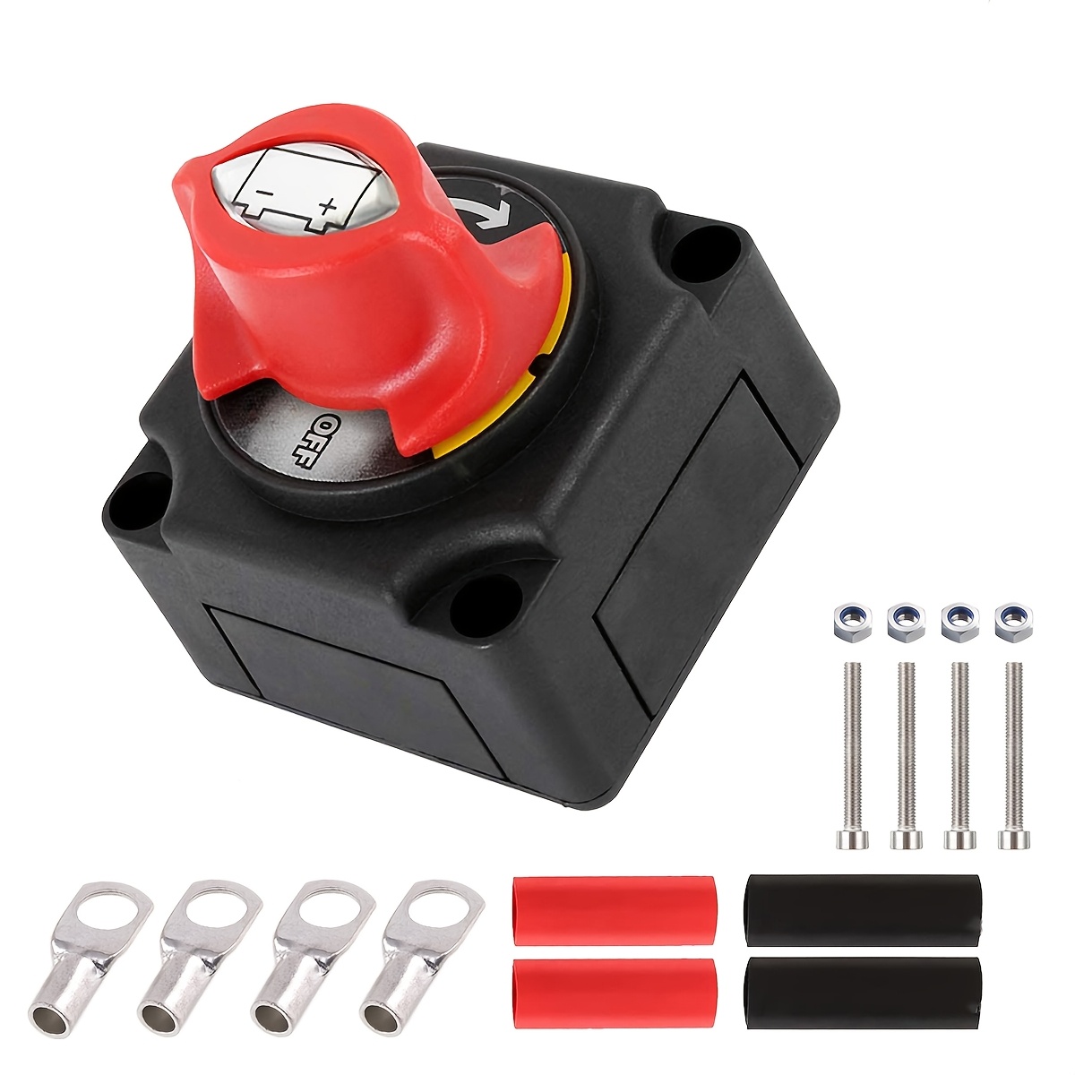 Universal Battery Isolator Disconnect Switch, Suitable For Boats, Cars, Rvs, And Atvs