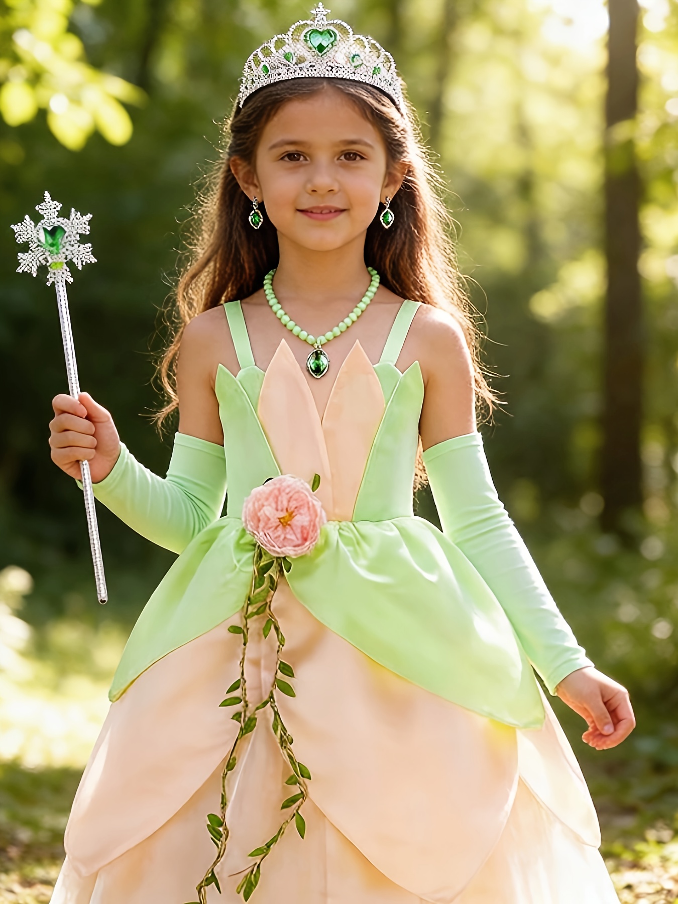 * Girls Princess Halloween * Fancy Dress Ball Gown with Additions