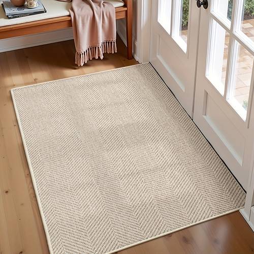 1pc door mat door rug welcome indoor door rug easy and modern door mats entryway rug indoor front door rugs non slip low profile absorbent washable door rug for entry patio home decor summer decor autumn decor
