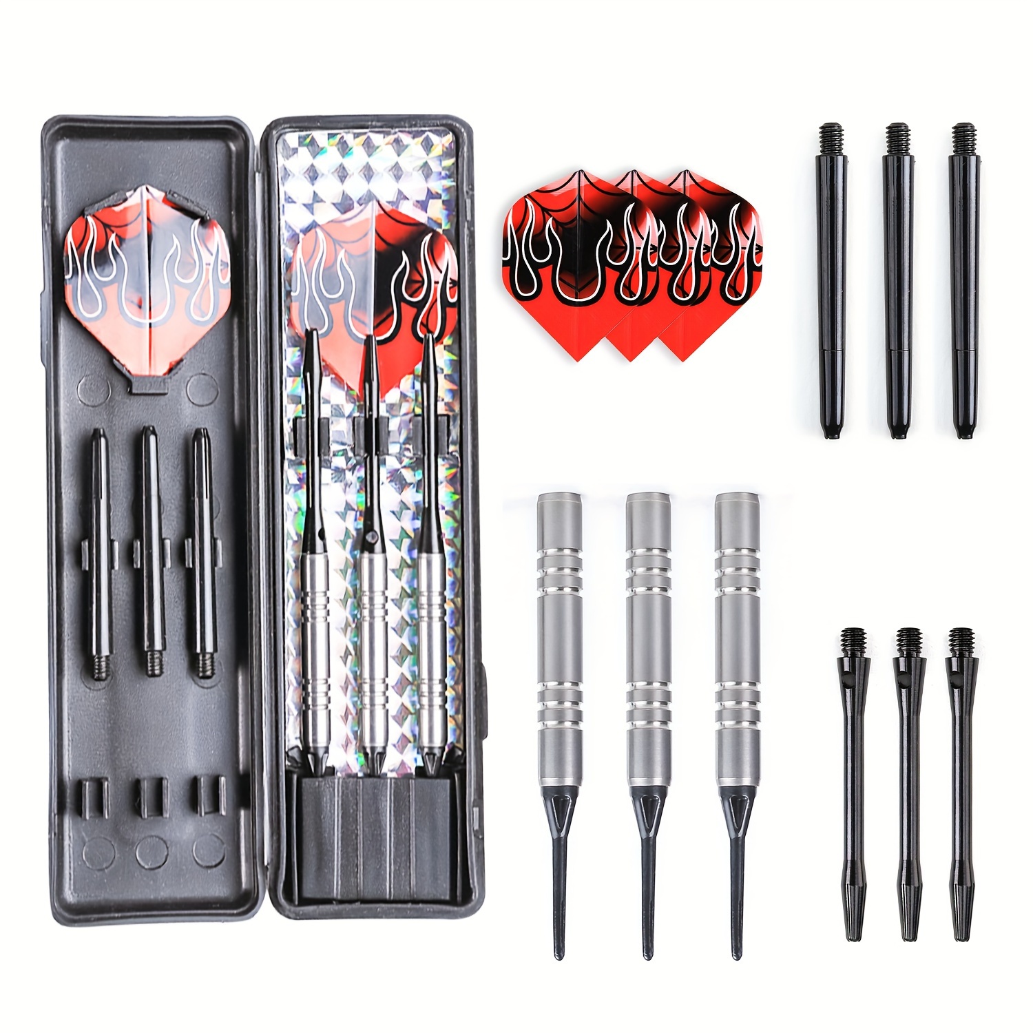 

Win.max Darts Convertible Set Tungsten Steel Darts Metal Tip Set Professional Darts