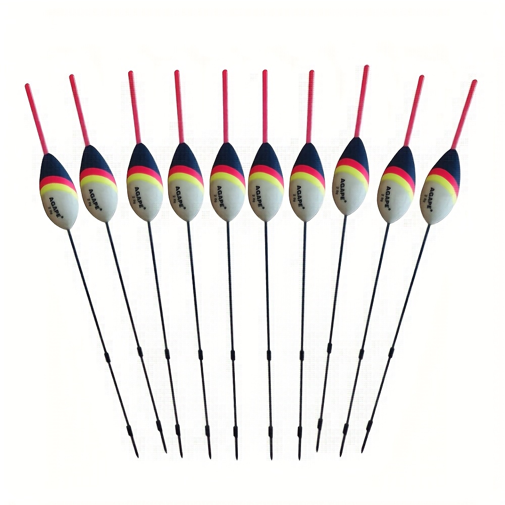 E-shop 10 Stück Balsaholz-Stabschwimmer für Angelruten, 1,0g/1,5g/2,0g Schwimmkörper, Zubehör, Angelausrüstung, Fliegenfischen, Wetkarstwo201160