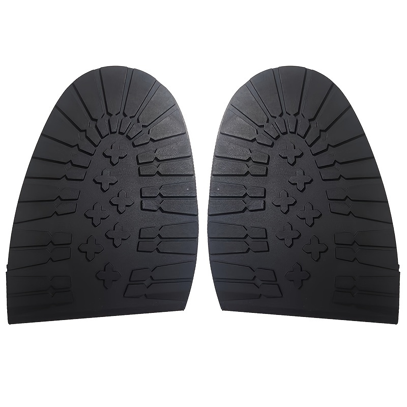 TEMU 1 Paar Rubber Reparatie Pad Vervanging voor Schoenen en Laarzen, Antislip Slijtvaste met Verhoogde Textuur, Schoenzool Pad voor Hielreparatie,