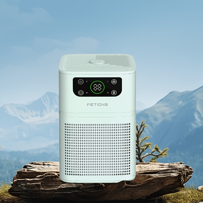 Zqa-3000b Air Purifiers For Bedroom Home, Air Cleaner With Fragrance Sponge 3-in-1 Filtration System, Compact With True Filter For Pet Dander Pollen Dust Odor, Green