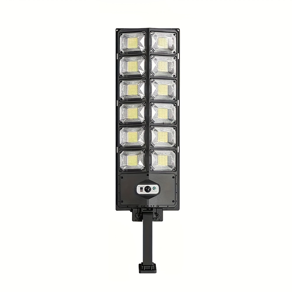 TEMU 1/2pcs Solar Street Lights Outdoor, 6500k 504 Leds Solar Lights Dusk To Dawn, Ip65, Solar Led Light Wide Angle Motion Sensor For Area Lighting