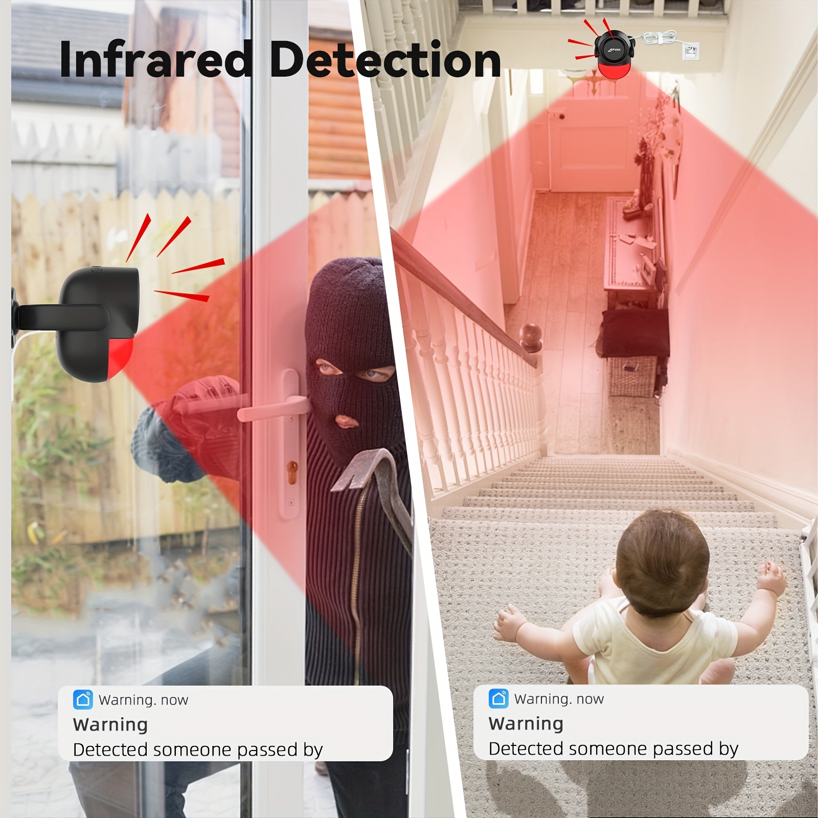 system wifi pir motion sensor alarm remote Temu Netherlands