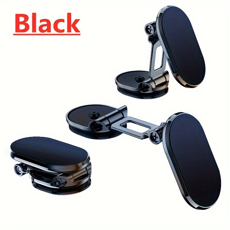 TEMU Retractable Rotating Car Magnetic Suction Mobile Phone Holder - And Convenient Accessory Universal Rotatable Magnetic Car Phone Holder - Retractable Dashboard Mount For & Convenient Use