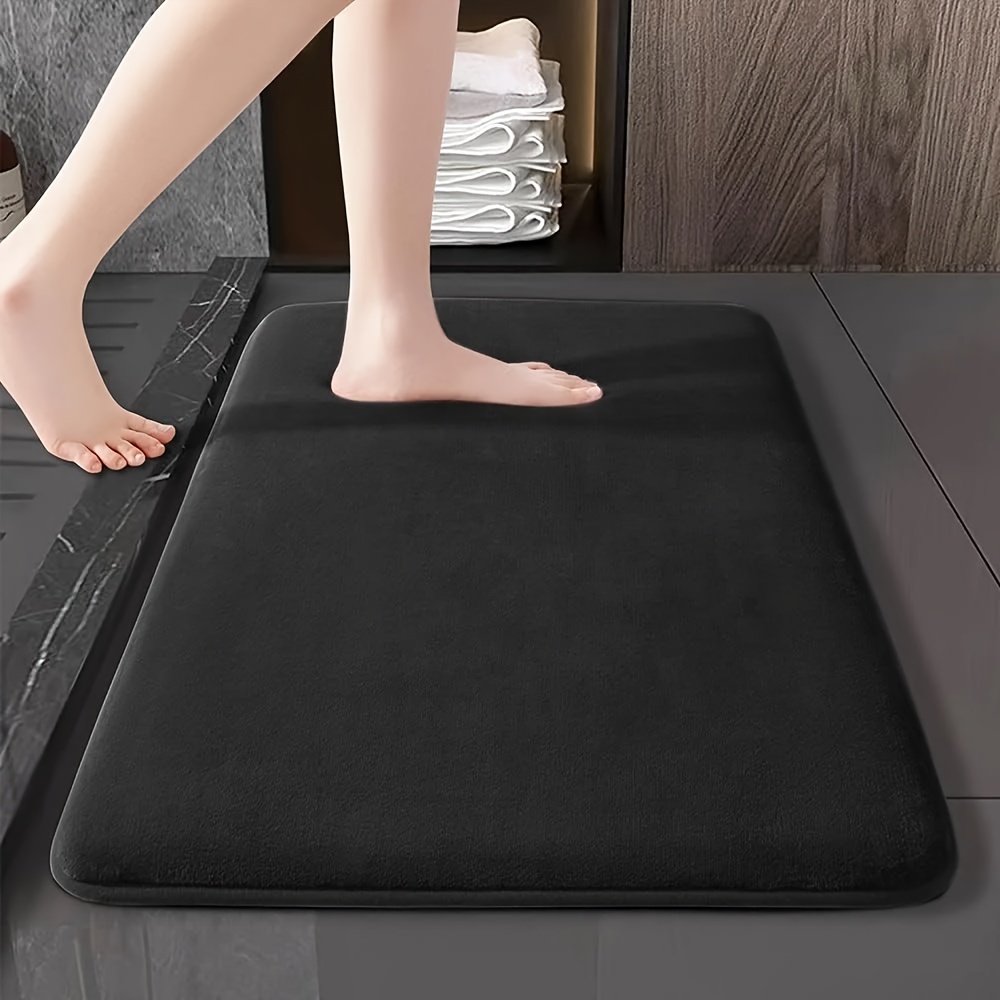 

Ultra-absorbent Memory Foam Bath Mat - Non-slip, Thickened Design For Enhanced Comfort & Safety In The Bathroom