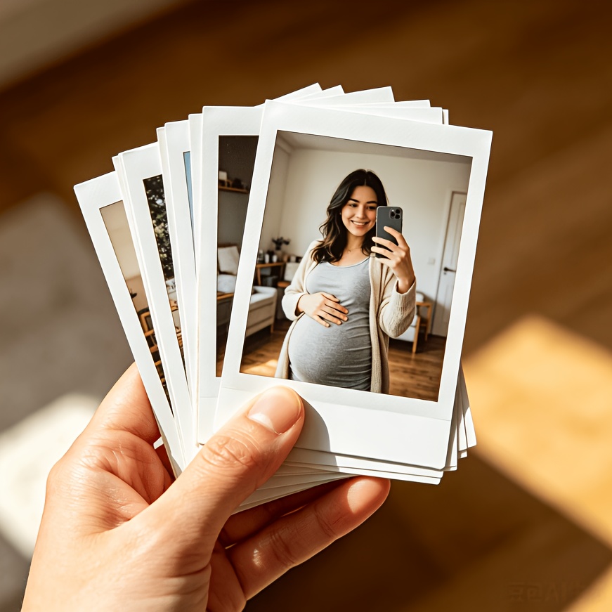 TEMU Mini Hd Custom Photo Prints - Polaroid-style Instant Pictures Suitable For Love-themed Gifts, Self- Pictures For Couples, Spouses, Birthdays,,