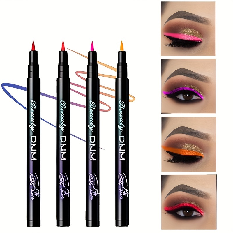 

12 Colors Soft Liquid Eyeliner Balm, Natural Long Lasting Waterproof, Liquid Colored Eyeliner Pen Smudge-proof Eyeliner Balm