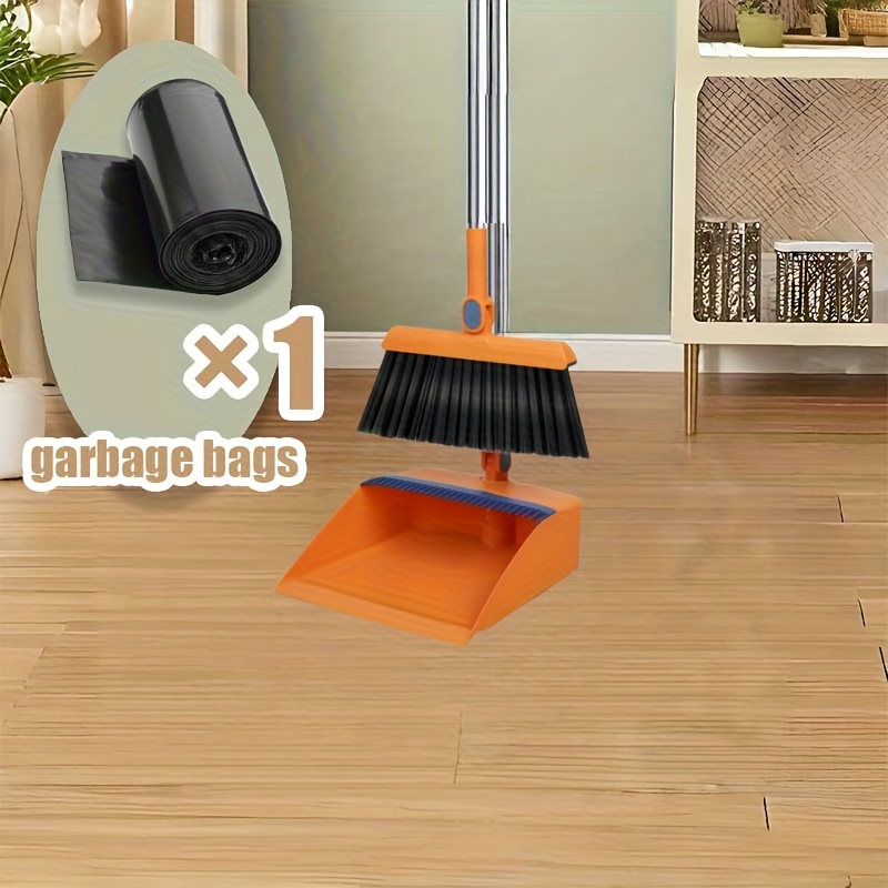 2in 1broom and dustpan set, broom dust pan, dustpan with long handle, broom with dustpan, broom and dustpan set for home, dustpan comb, broom with dustpan combo set Product details 8