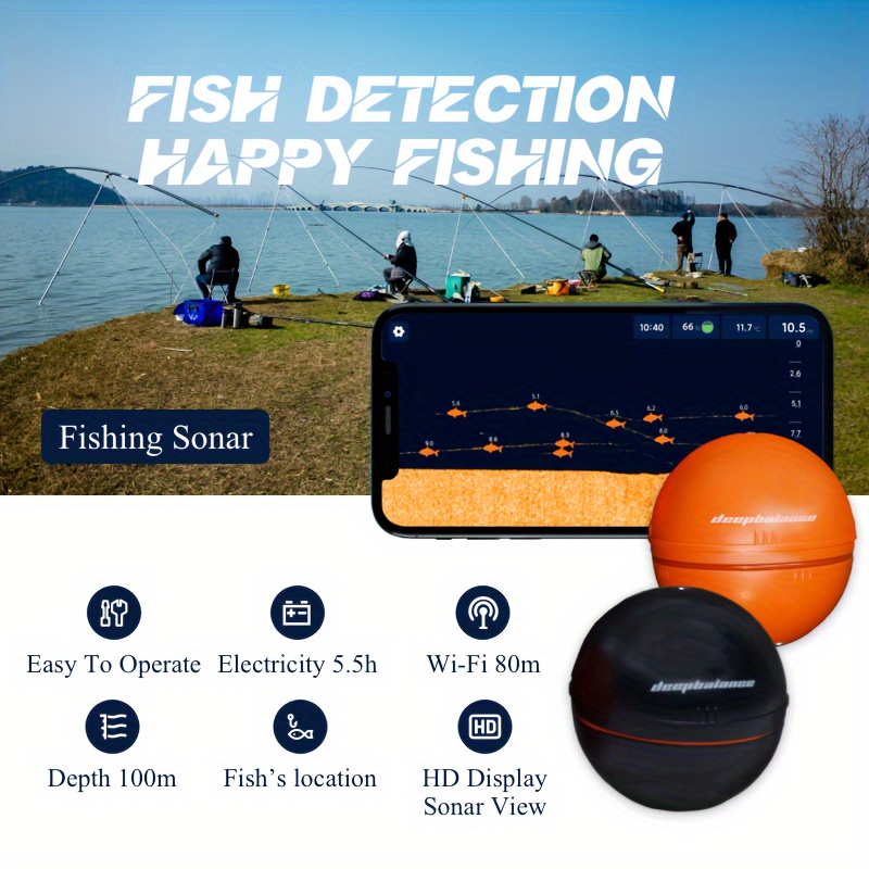 Smart Fish Finder Sonar: Portable Depth Finder Fish Finder - Temu Canada
