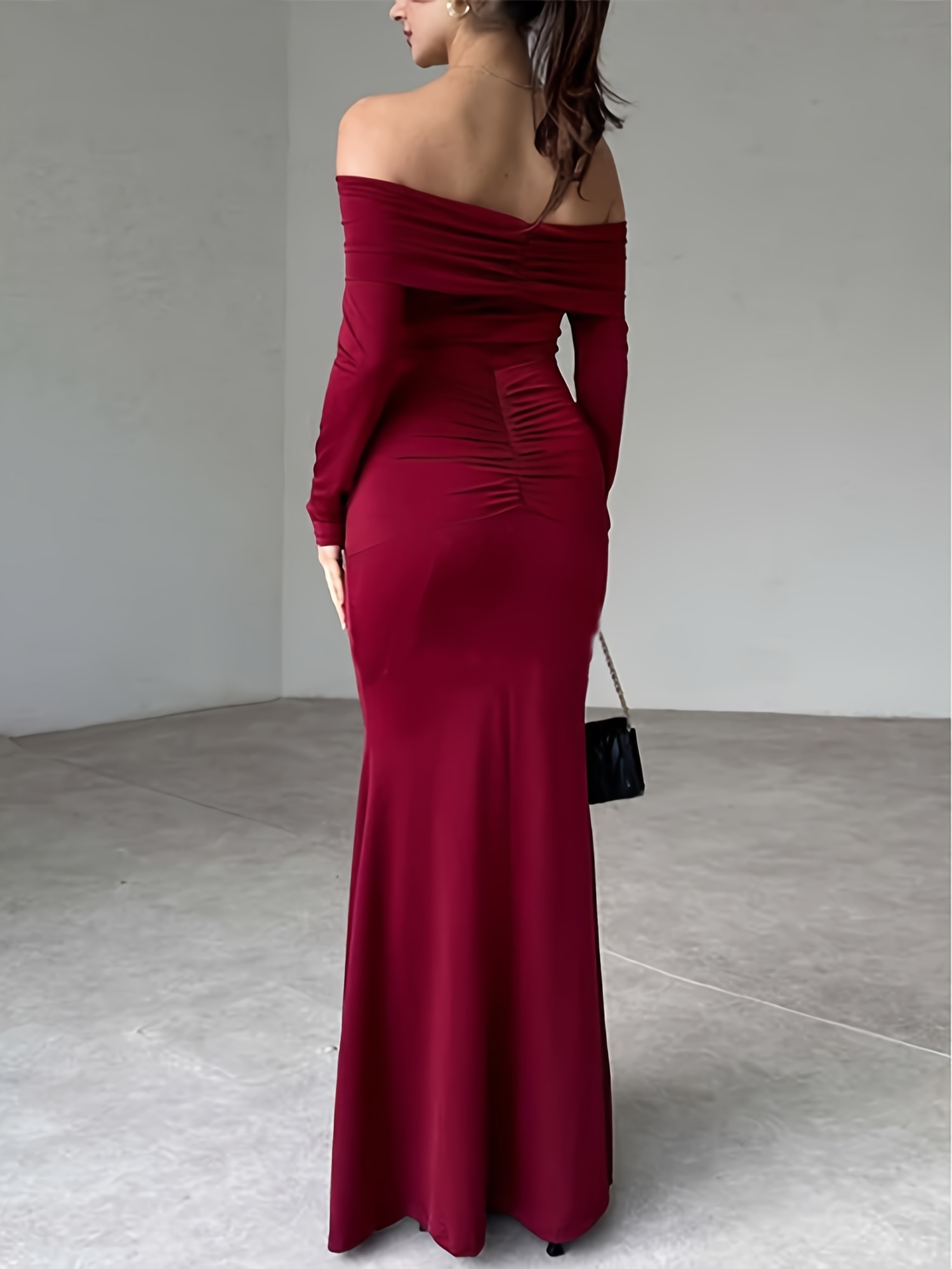 chinese dress ladies Amazon.com: KUTUMAI Women Off Shoulder Bodycon Maxi Dress Long Sleeve Mesh  Ruched Party Formal Wedding Guest Dresses Beige XS : Clothing, Shoes &  Jewelry