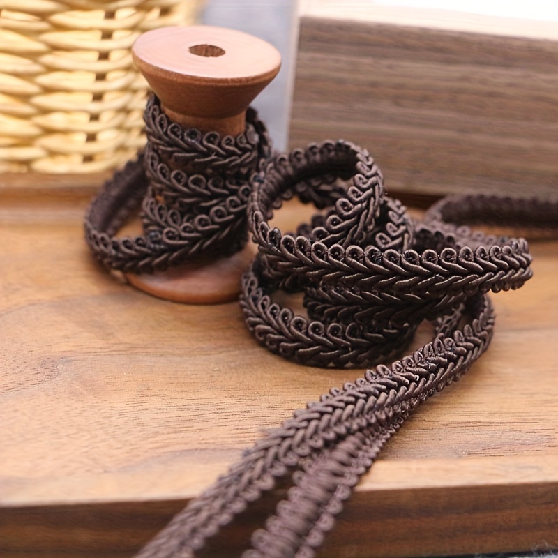 

Braid Trim, - Fabric Corded For Crafting, Edging, And Sewing Embellishments