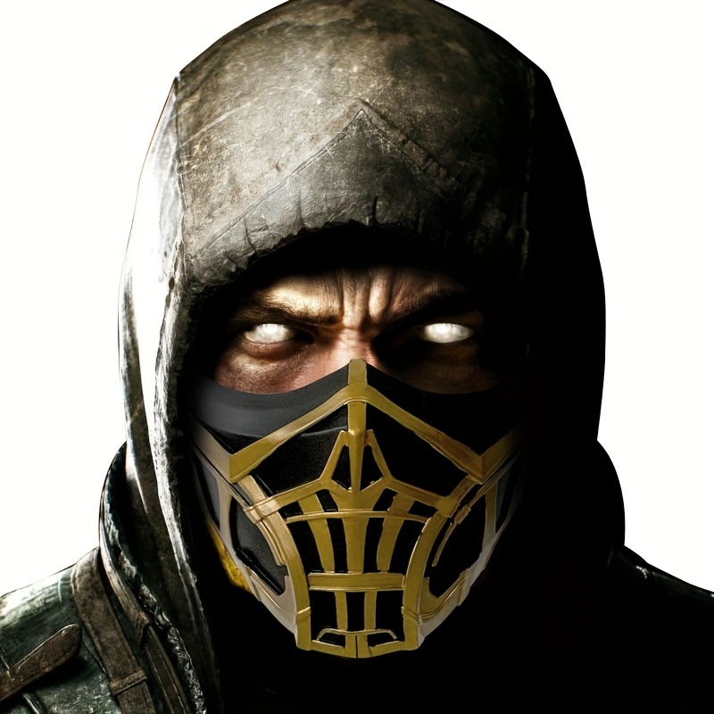 realistic unique cool warrior mask 2 types 1 style movie style face mask dress accessories for halloween christmas cosplay photo props bar club rave larp party decoration stage performance accessories great gift idea details 4