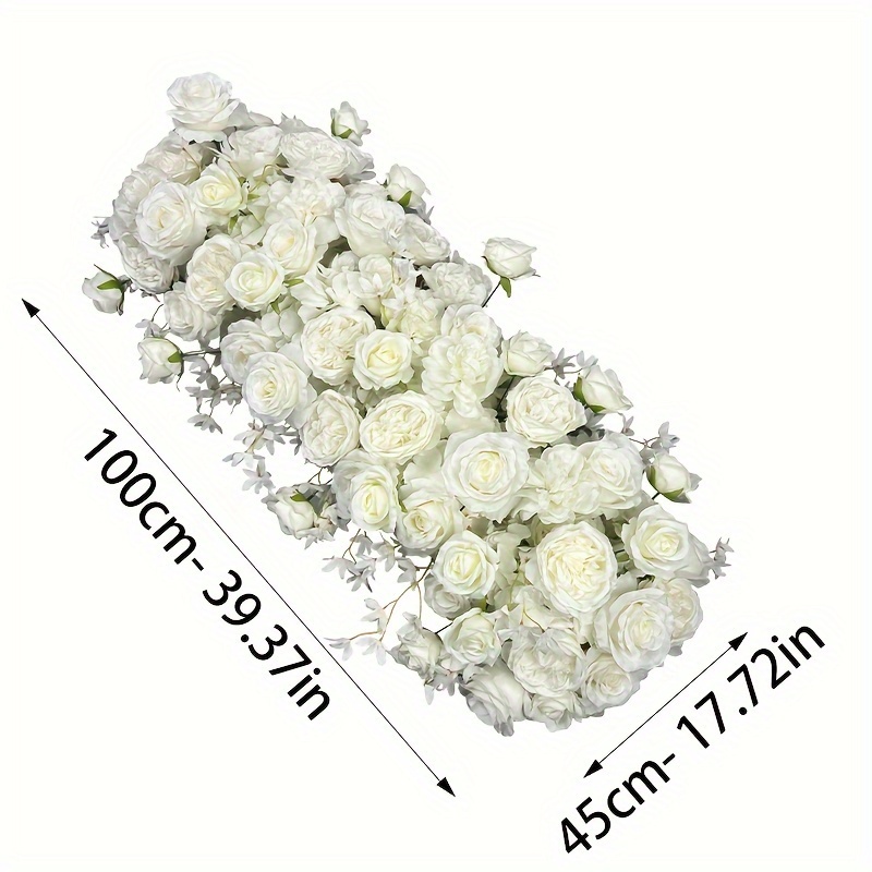 Simulated Rose Hydrangea Long Flower Garland For Wedding Scene Decoration, Popular Artificial Rose Garland