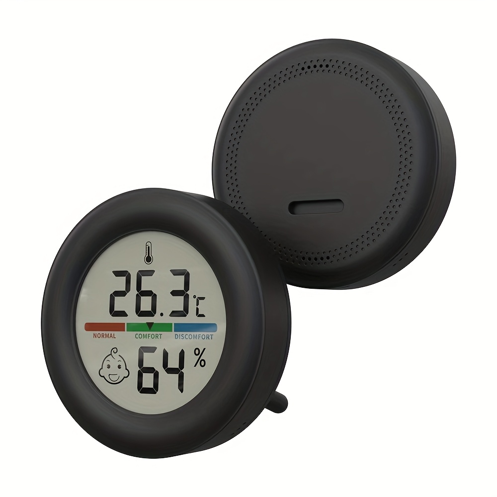 Thermomètre Hygromètre Numérique - Capteur Température & Humidité Intérieur - Multicolore