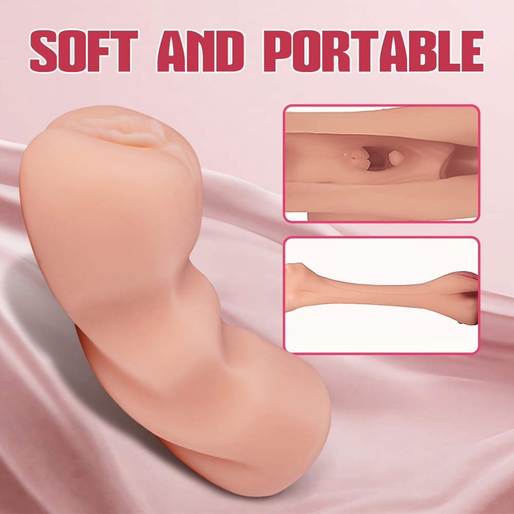 1pc Sex Doll Male Masturbator Lifelike Pocket Pussy Male Masturbator Sex Toys For Men With 3D Realistic Vagina And Tight Anal Sex Stroker, Portable Flesh Light Sex Doll Adult Male Sex Toys For Mens Sex Pleasure