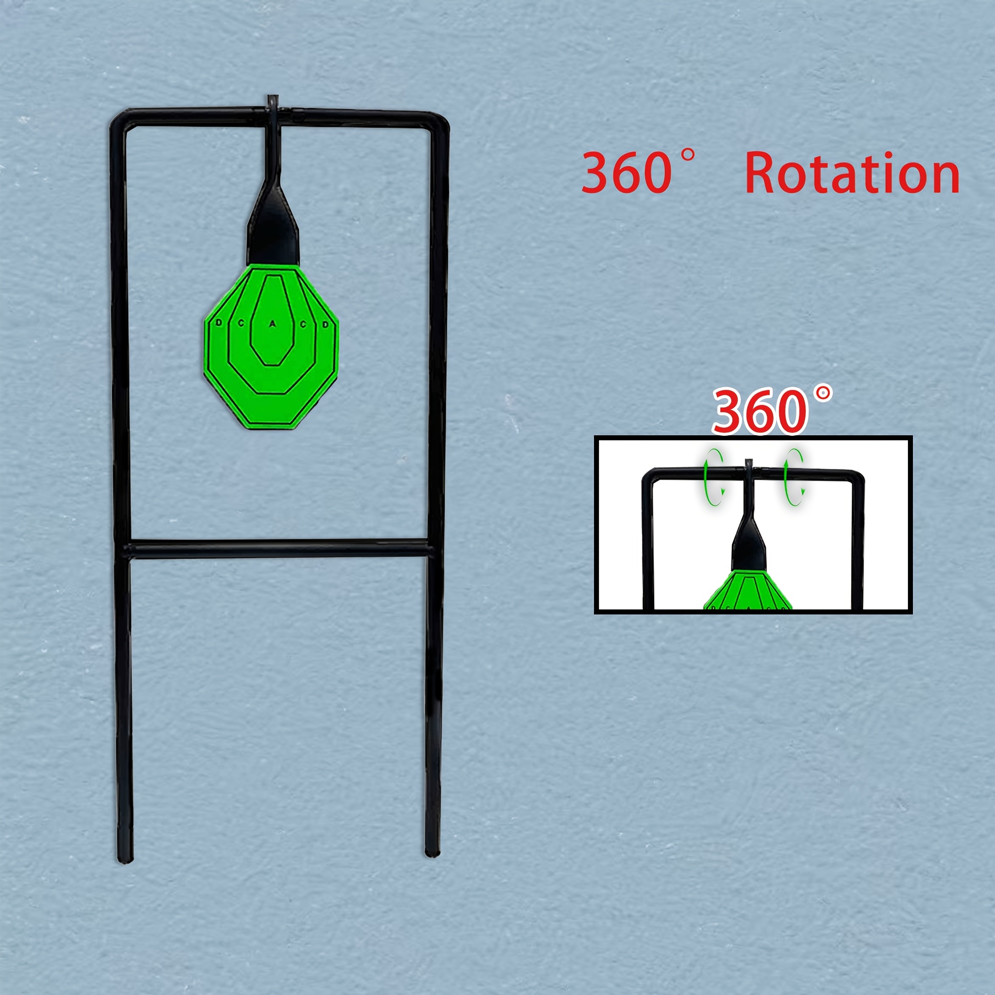 13.58-inch Responsive Rotating BB Gun Target