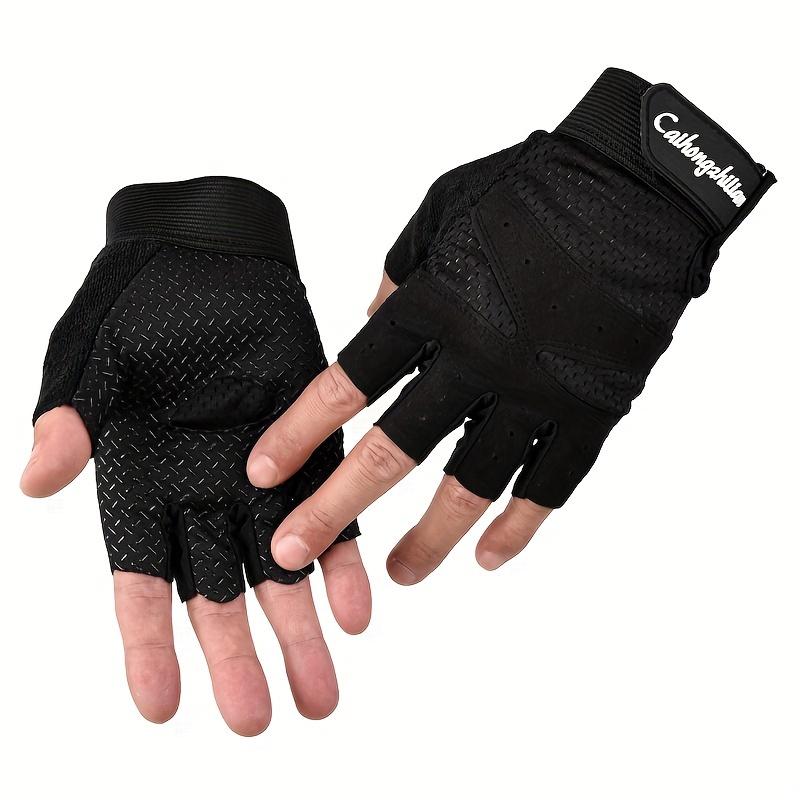 Mens And Womens Summer Thin Half Finger Gym Sports Driving Gloves