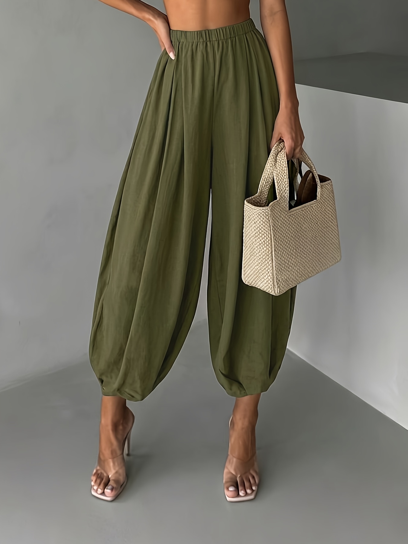 fashionable loose fitting harem pants