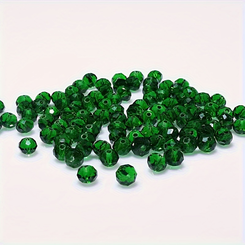 

Green Austrian Crystal Beads - 112/82/62mm - High Quality, Transparent, And Shiny - Perfect For Diy Jewelry Making And Crafts