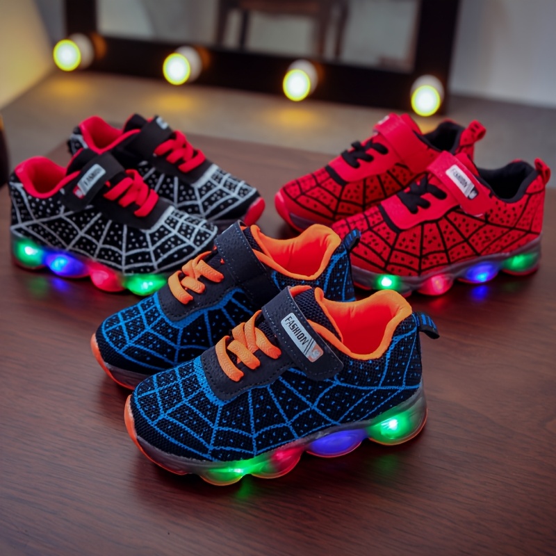 Remote Children's Light Up Shoes Spring Autumn In Dark Kids
