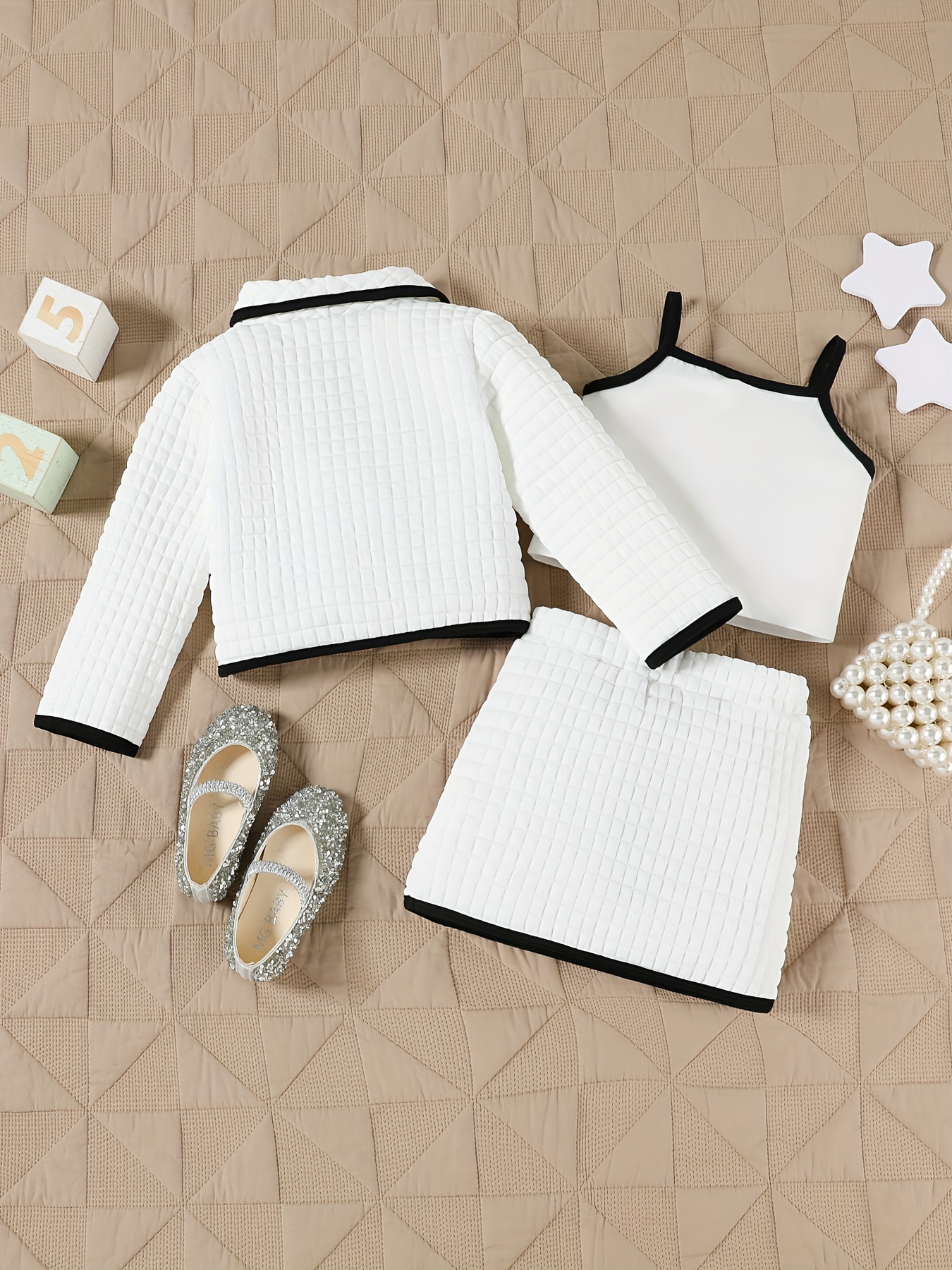 3-delige lente/zomer mode casual meisjes rokset