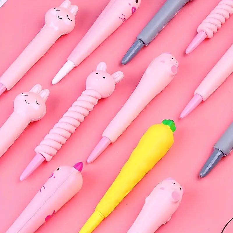 10pcs cute and soft stress reducing pen suitable for student prizes and office stationery Product details 4