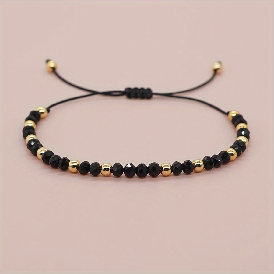

1pc Bohemian Style Beaded Bracelet, Vintage Fashion Accessory For Women And Men