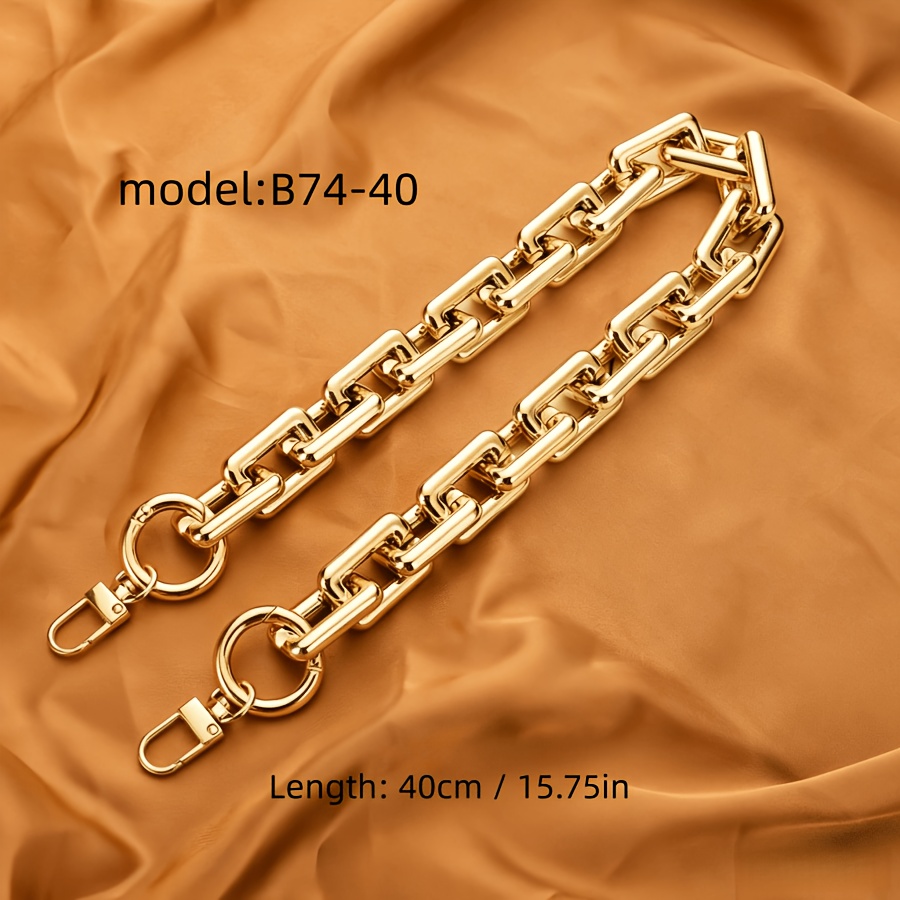 TEMU 1 pz Catena per borsa ispessita, catena di prolunga per borse a , borse da braccio, borse a secchiello, catene decorative per borse a tracolla,