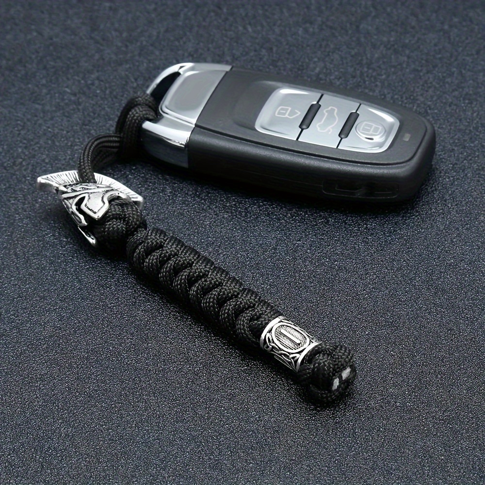 Image of Keychain Of Spartan Warrior Helmet, A Vintage With A , Featuring A Plated Finish, Perfect For Easter, Valentine's Day, And 's Day