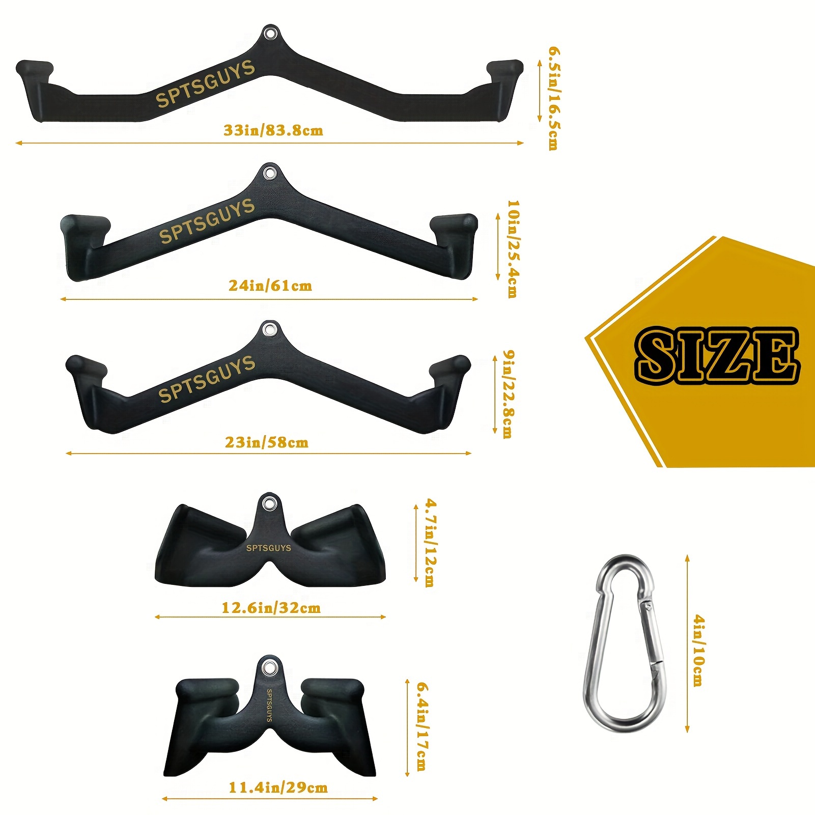 Kit de fixation pour bâton de maréchal DS6872 - Accessoire d'assemblage
