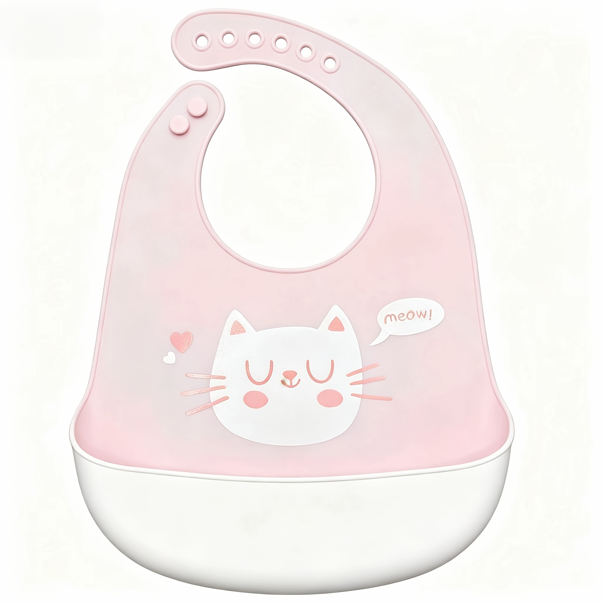 TEMU Food-grade Silicone Feeding Bib For Cats (ages 0-3)