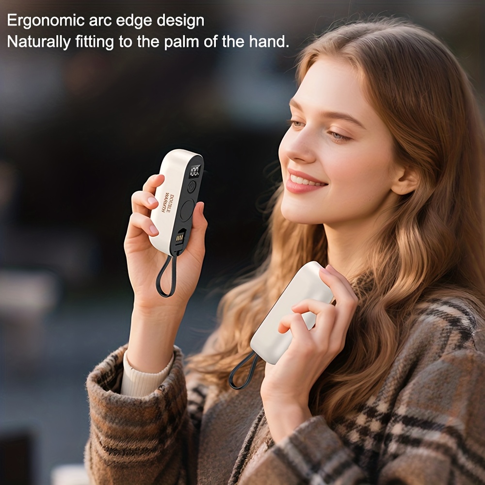 2个装 磁吸充电手持保暖器 | 电动ai手持保暖器，口袋便携式手部加热器，男女通用，狩猎必备品，usb充电，锂离子电池，abs材质 商品详情 5