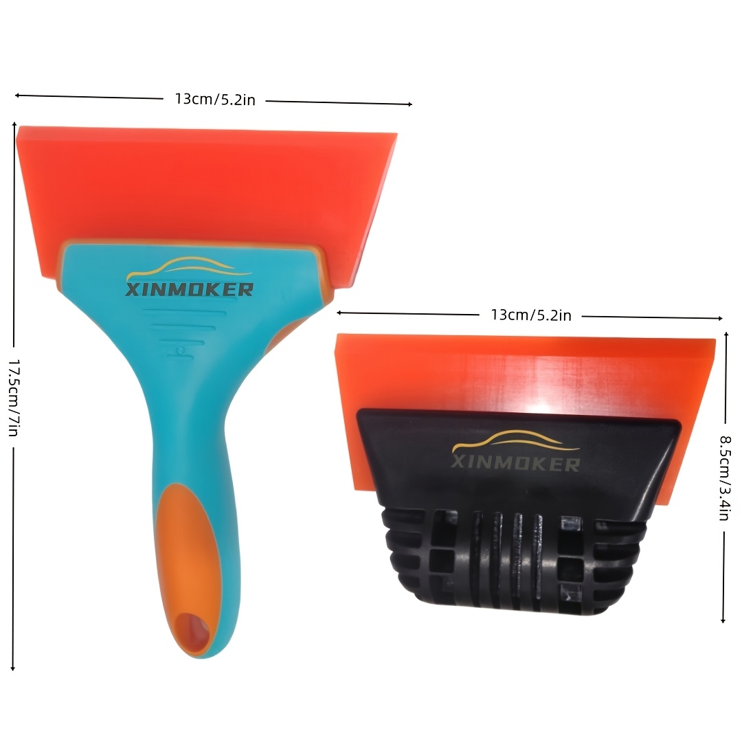 TEMU Car Window Tint Film Water Squeegee Combo Short Handle Handheld Water Squeegee