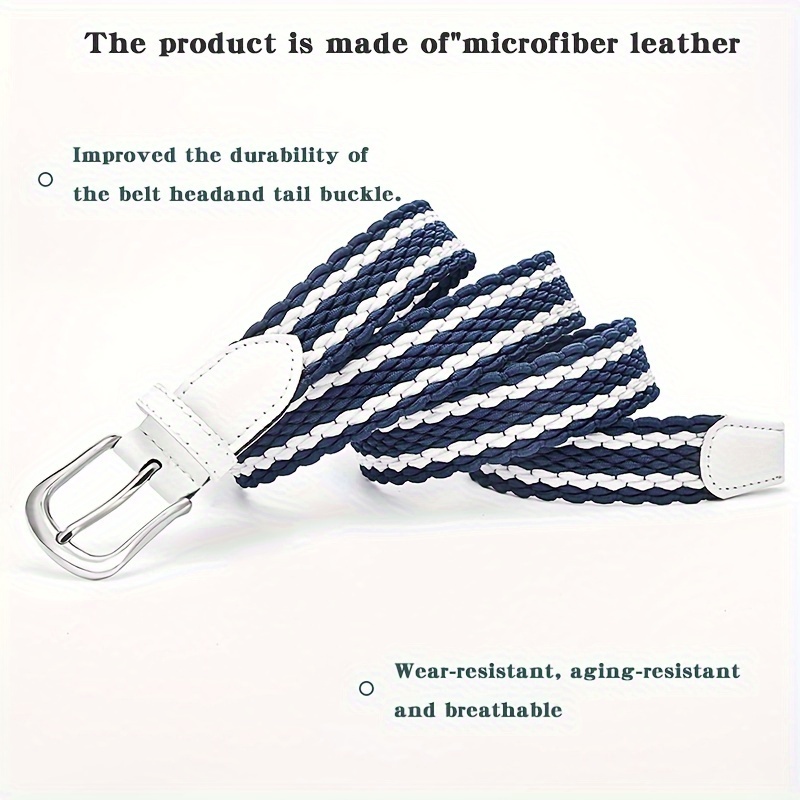 Versatile Stretch Denim Woven Belt for Men & Women