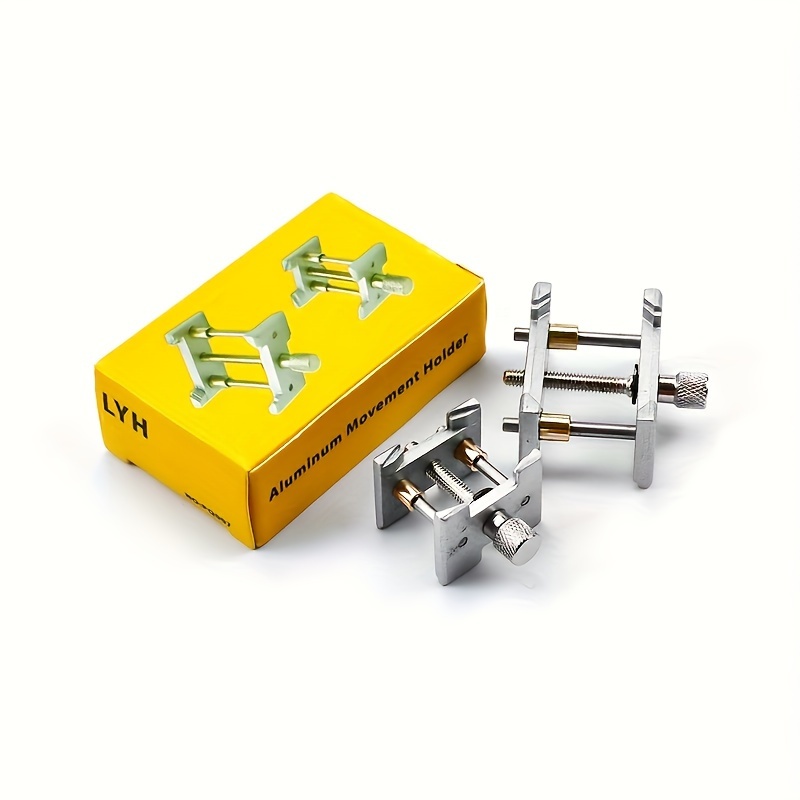 TEMU 2pcs Watch Movement Holder Fixed Base Multifunctional Case Clamp Repair Tools For Professional Watchmaker