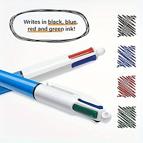 Lot De 11 Stylos 4 Couleurs Original Culture Chinoise - Stylo 4 En 1 1.0mm Pour École Et Bureau
